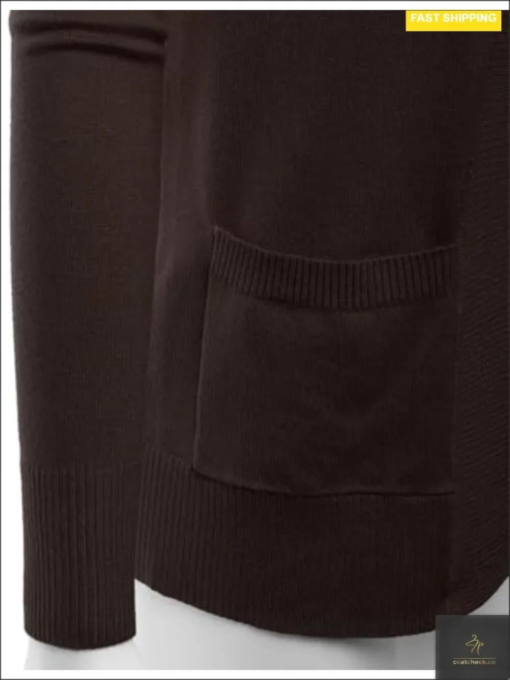 Open Front Long Sleeve Cardigan with Pockets
